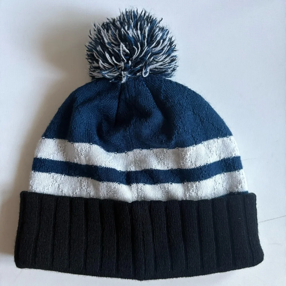 Ravenclaw Rounded Crown Cuff Pompom Beanie OS